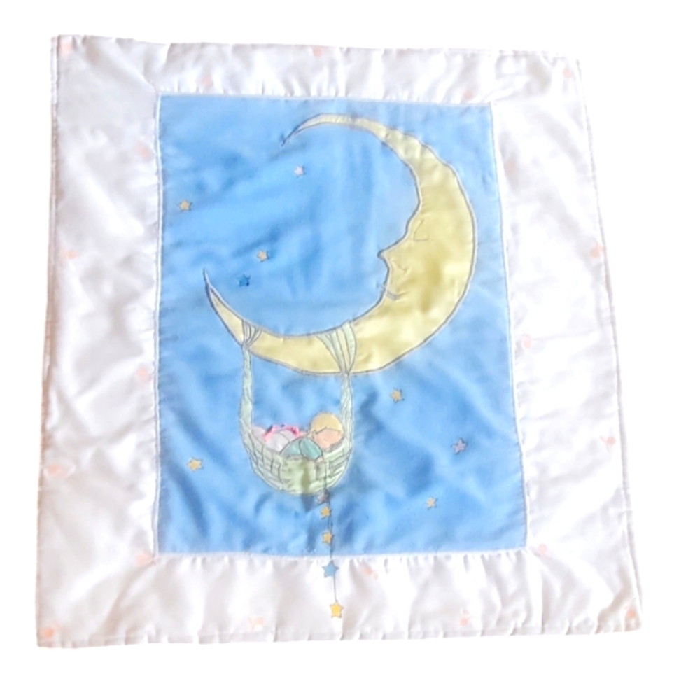 Handcrafted Baby/Nursery Wall Hanging Cradle Hanging From the Moon